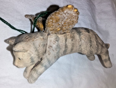 Walnut Ridge Collectible Signed 1994 Cat Angel
