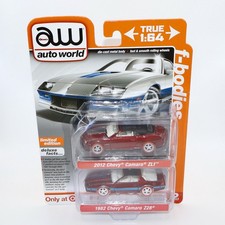 Auto World f-Bodies "ULTRA RED" 1982 2012 Chevy Camaro Target 2-Pack Chase