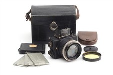Ernemann Ermanox 4.5X6 Cm Set With Film Pack Adapter Case