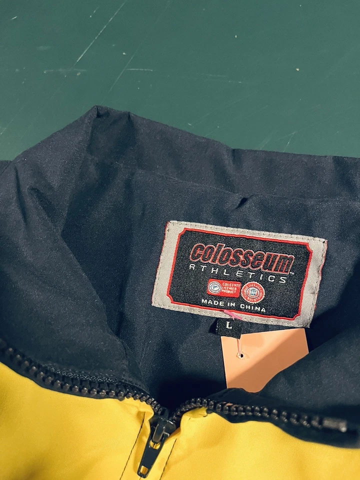 Casaco vintage University Of Michigan Wolverines NCAA com zíper GRANDE Coliseu - Imagem 3 de 4