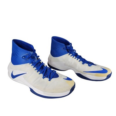 Nike Zoom Clear Out Basketball Shoes Mens Size 18 Blue White