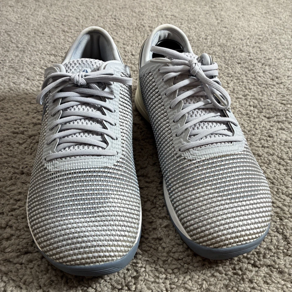 Женские спортивные туфли Reebok CrossFit Nano 8.0 серые синие 8,5 - Изображение 2 из 4