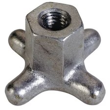 Te-Co 43313 Hand Knob, Through Hole, 3/8"-16