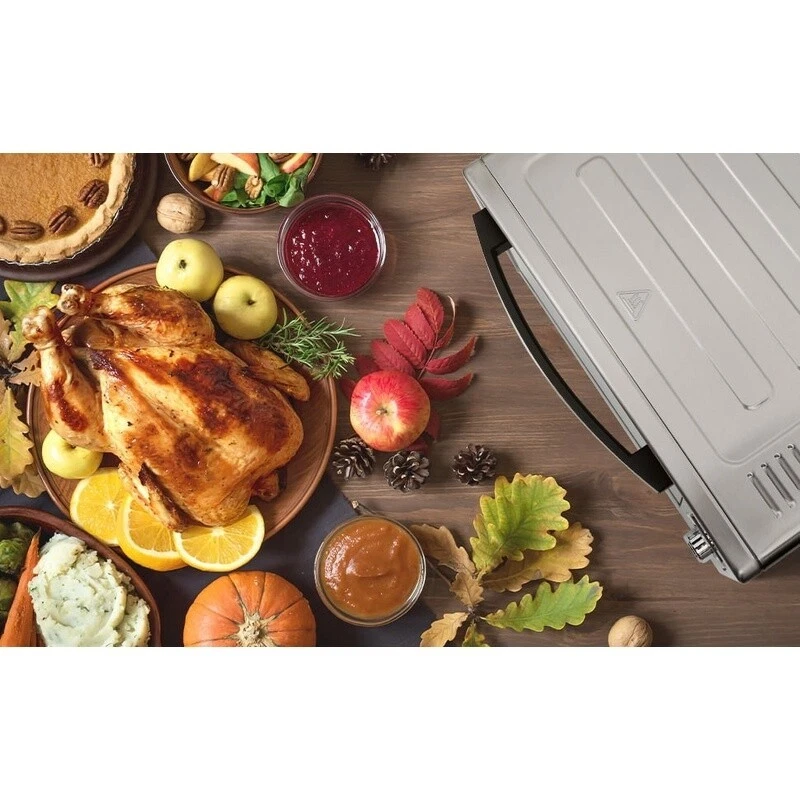 12-in-1 Digital Air Fryer Toaster Oven with Rotisserie Countertop Cooking Appliance