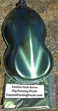 Candy Zombie Flesh Green Pearl Pigment Auto Clearcoat Lacquer Urethane Acrylic