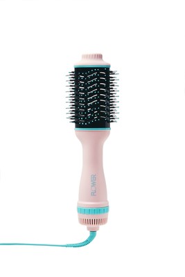 Flower Beauty Ceramic Hot Air Styling Brush - Professional Tangle-Free Stylin...