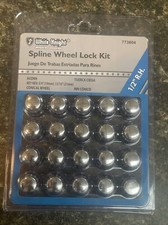 White Knight 773804 Wheel Lock Kit 1/2" - Acorn Lug Nuts 3/4" Hex, 20 Pack BV