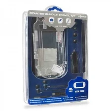 NEW Black Starter Bundle Travel kit for the PS Vita 2000 Console