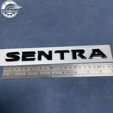 Gloss Black For SENTRA 2018-24 Midnight Edition Rear Trunk Badge Symbol Sticker