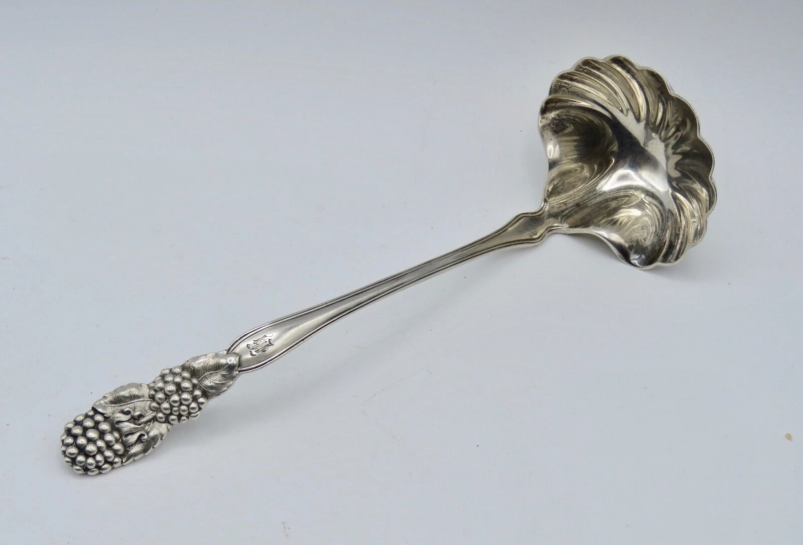 Blackberry by Tiffany Sterling Silver Gravy /Sauce Ladle, 7 1/2", Mono