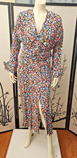 Zara Printed Dress With Belt 2959/575 Size M