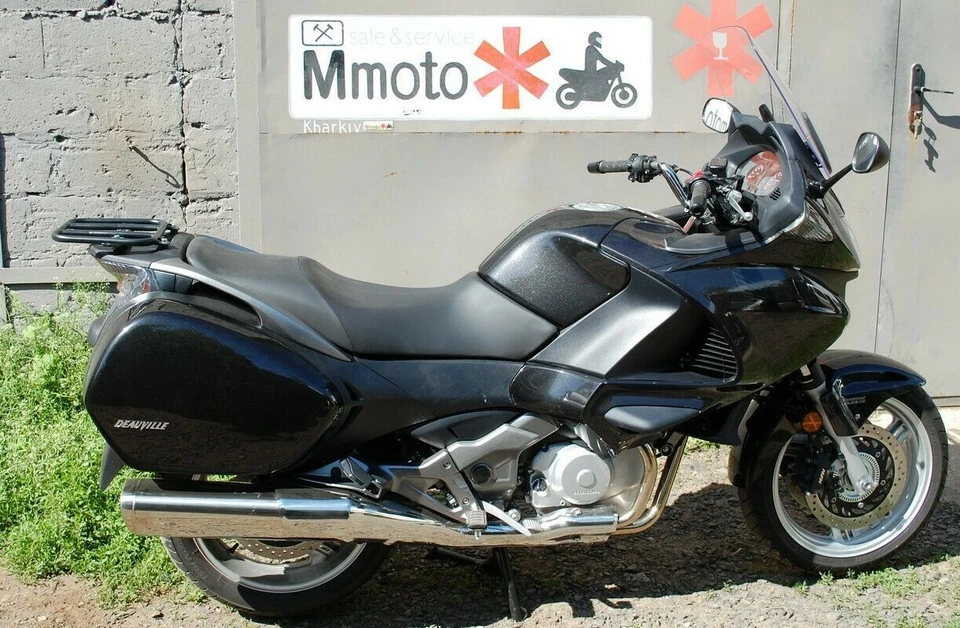 HONDA NT 700 V NT700 PORTAEQUIPAJES TRASERO NEGRO ACCESORIOS MOTO MOTO MOTO MOTOCICLISTA REGALO Foto 3 de 3