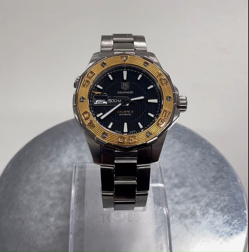 Reloj Tag Heuer Aquaracer Calibre 5 WAJ2150 BA0870 Descuento Excelente++ A930 - Vídeo 1 de 1