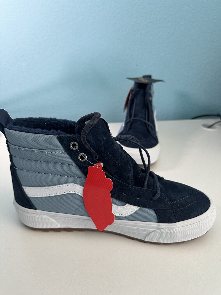 Vans USPS Size 8.0 M 9.5 WN Sk8-Hi MTE-1 Dress Blues Blue  display picture 1