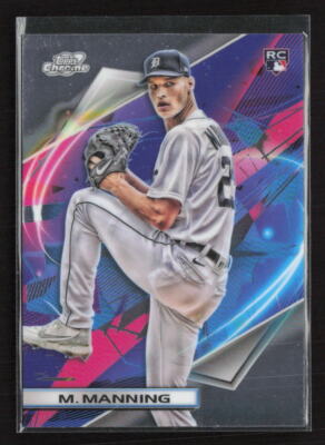 2022 Topps Chrome Cosmic #165 Matt Manning Detroit Tigers (X)