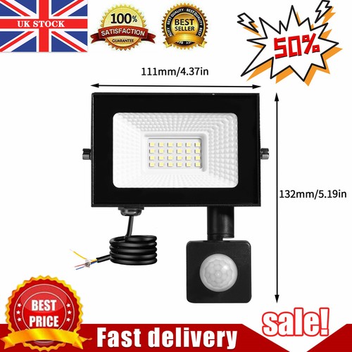 200W LED FLOODLIGHT OUTDOOR SECURITY LIGHT FLOOD GARDEN MOTION SENSOR PIR LIGHTS - Picture 25 of 28