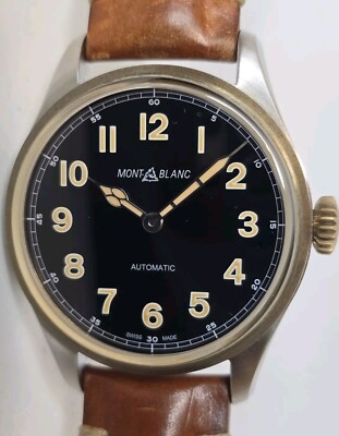 Montblanc 1858 Automatic Watch Bronze Bezel 40mm 1717833