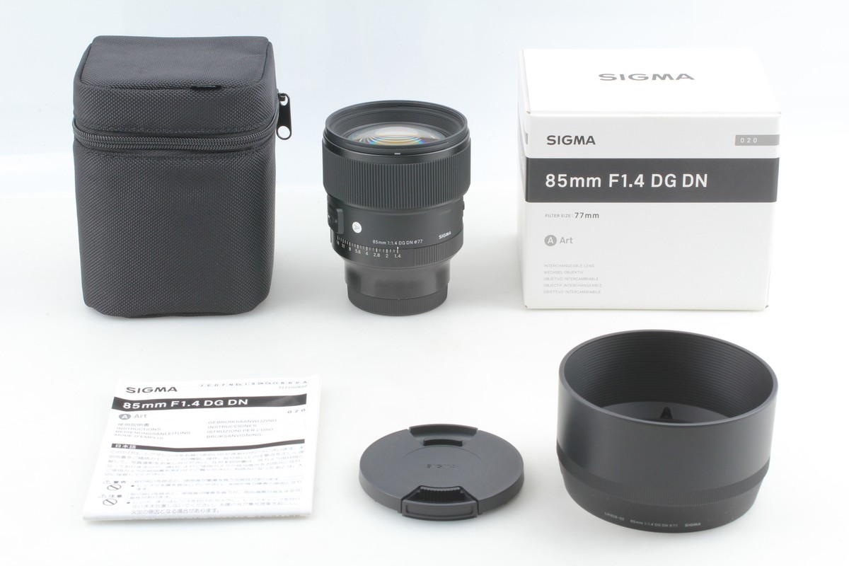 MINT] Sigma 85mm f/1.4 DG DN Art Lens for Sony E Mount From JAPAN