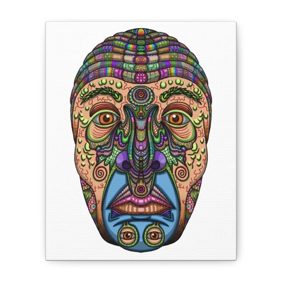 Canvas Art, Surrealism Portrait Face, Weirdcore, Dreamcore, Strange, Bizarre odd