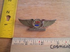 United Airlines Future Stewardess badge vintage Stoffel Seals