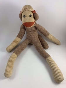 vintage sock monkey