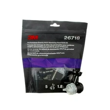 3M Performance Gravity HVLP Atomizing Head Refill Kit 26718 Size 1.8 Clear for