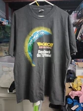 Vtg 90's Monroe Sensa Trac Shock Company Brand Automobiles Black T Shirt Size XL