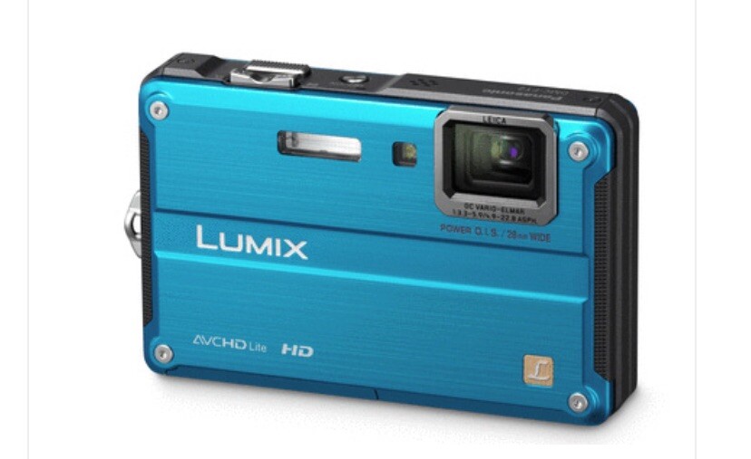 Panasonic LUMIX DMC-FT2 Blue Camera With HD Video Recording