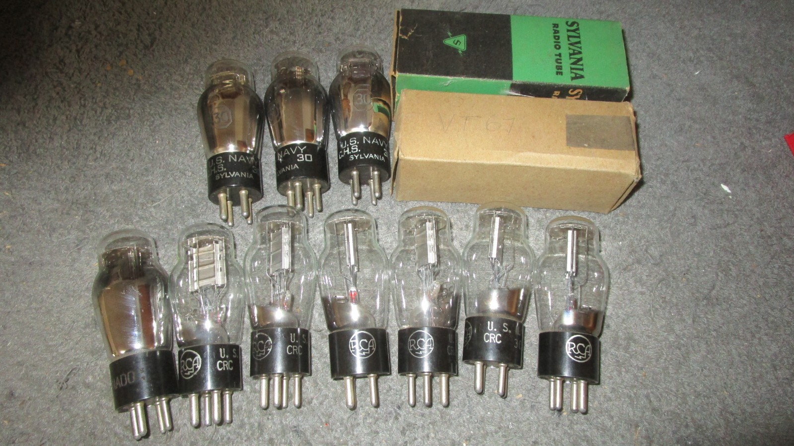 (12) NOS NIB to Strong RCA & Other Type # 30 Radio  Audio Tubes