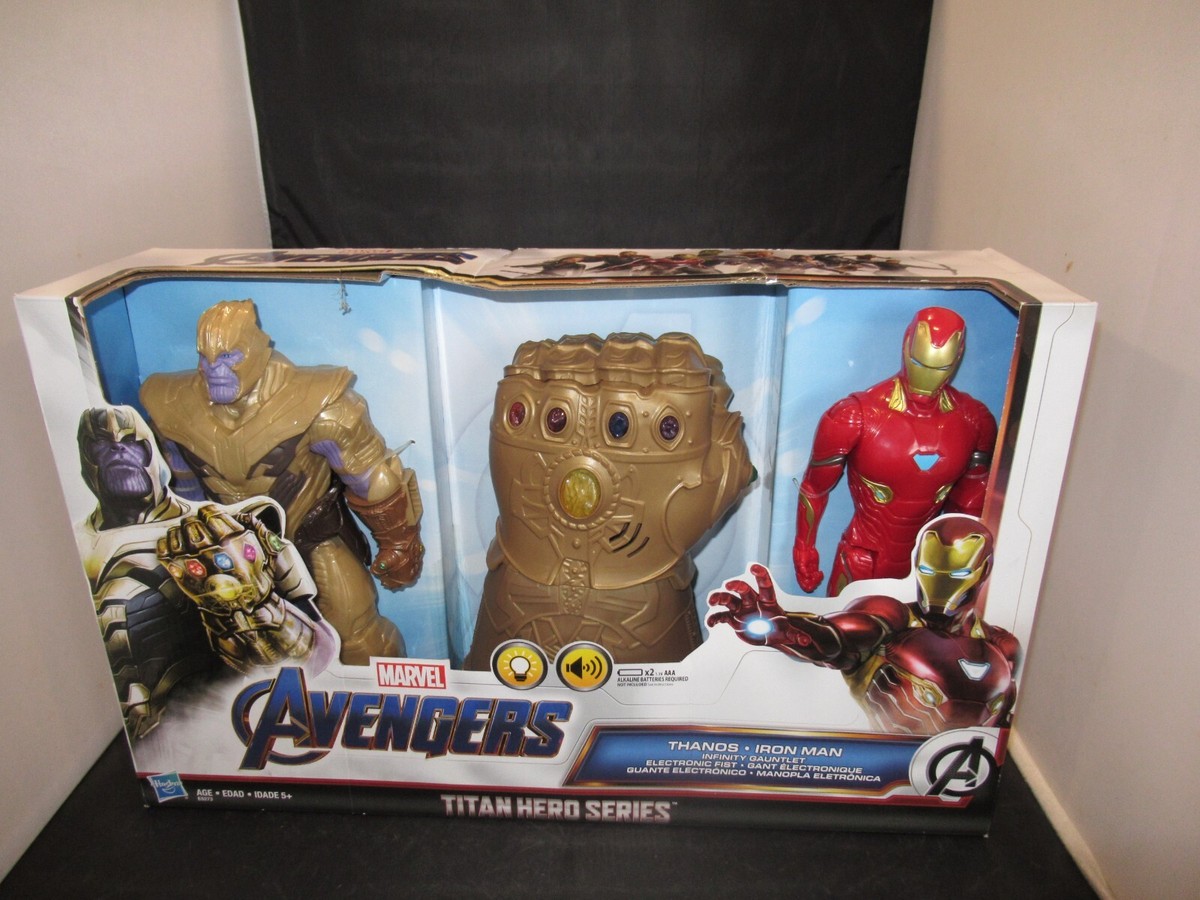 Marvel Avengers Titan Hero Series Thanos Iron Man Infinity