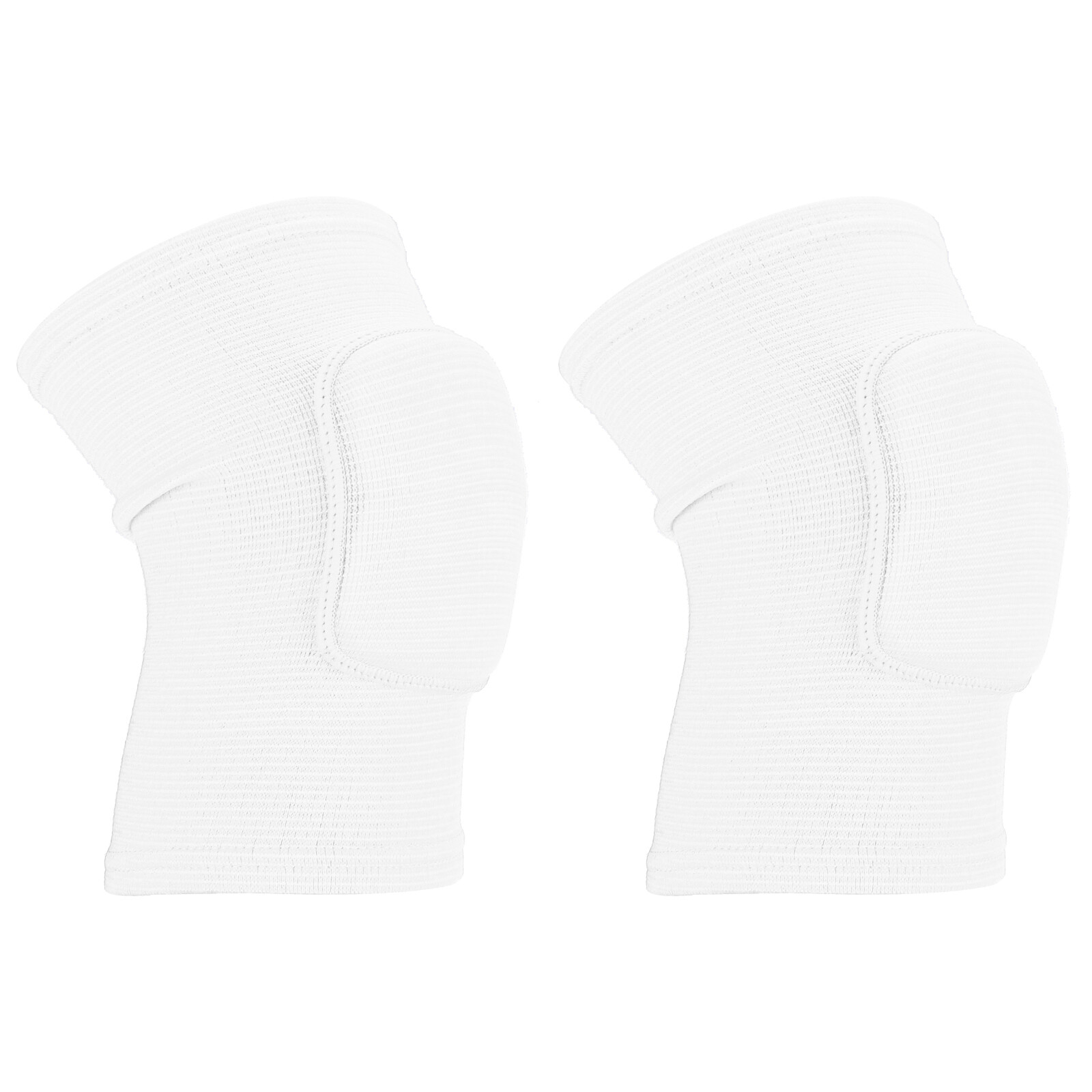 2 Piezas M Rodilleras de Baile Esquí Rodilleras Voleibol Esponja Protectora Blanca