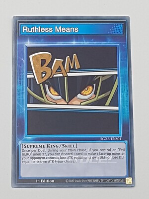 Yu-Gi-Oh! Einzelkarte Ruthless Means NM