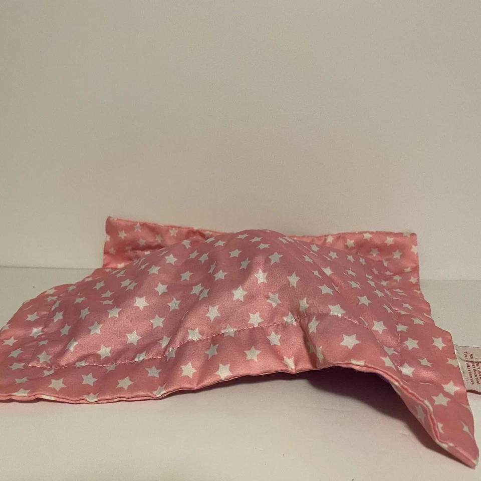 Manta de seguridad Fisher Price Bunny Lovey púrpura rosa borde satinado bebé niña Foto 3 de 4