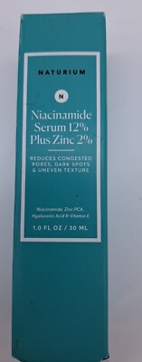 Naturium Niacinamide Serum 12% Plus Zinc 2% - 1 Fl Oz Uneven Skin Tones
