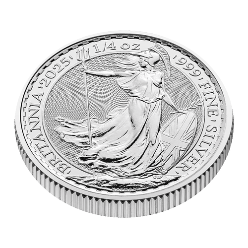 Royal Mint 1/4 oz Silver Britannia Coin (2025)