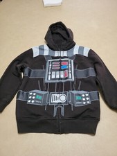 STAR WARS DARTH VADER LITTLE BOYS ZIP FRONT HOODIE SWEATSHIRT 7/8 