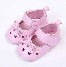 MORBIDI SANDALINI BIMBA 19 20 NEONATA 13 CM PRIMI PASSI scarpine sandali rosa