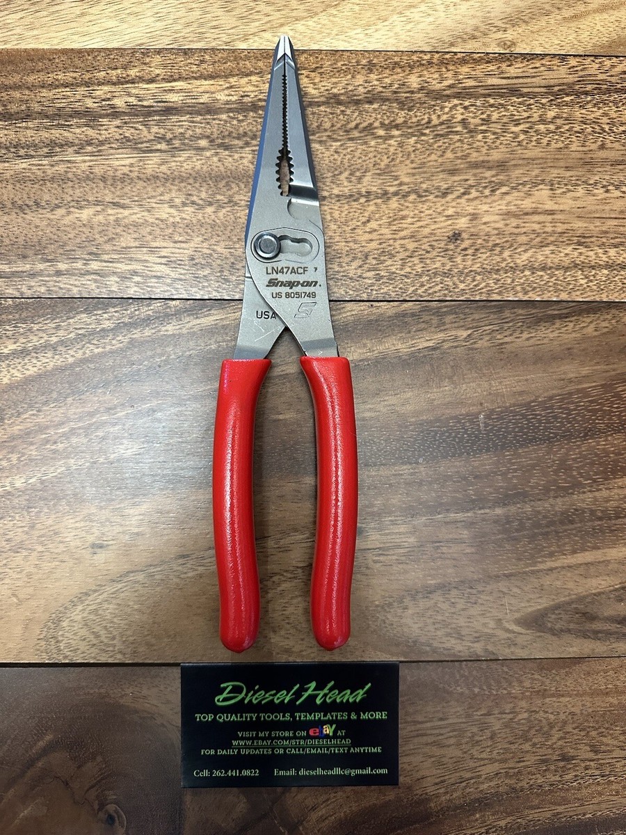NEW* Snap On LN47ACF & LN46ACF Needle Nose/Slip-Joint Combination