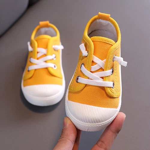 Kinder Jungen Mädchen Casual Pumps Canvas Low-Top Flache Trainer Bunte Schuhe - Bild 20 von 32