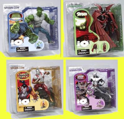 Spawn 2002年 Comic-Con限定フィギュア 10th Anniversary Spawn 4 Figure Set 2002 McFarlane Toys