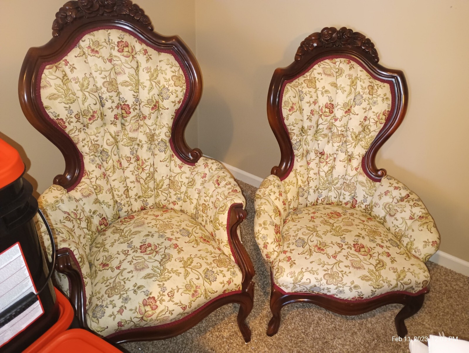 King And Queen Chairs eBay