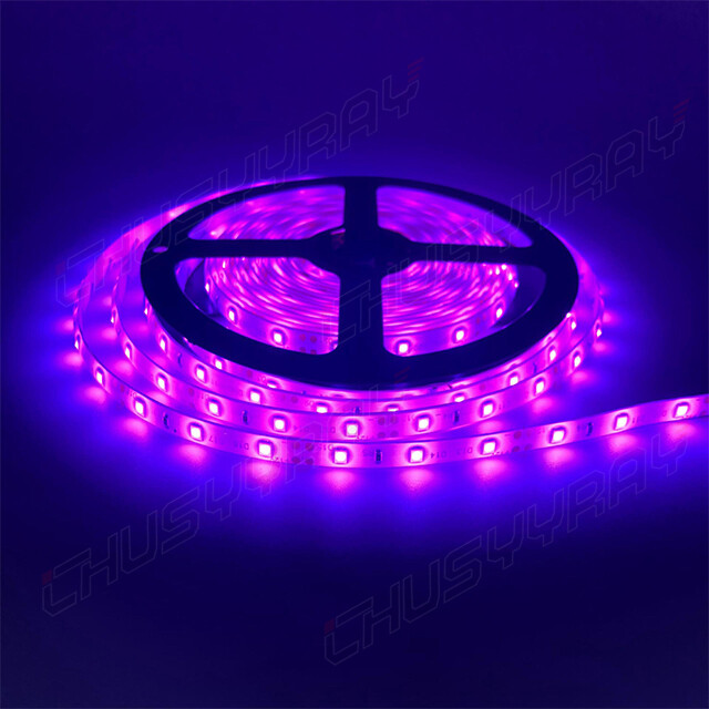 Purple LED Black Light Night Fishing Strip UV Ultraviolet boat