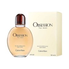 Calvin Klein Obsession for Men Eau de Toilette, 4 Fl Oz New No Seal