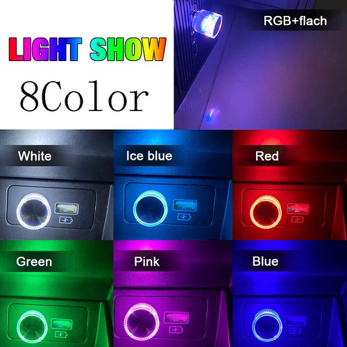 Mini USB Neon LED Lamp Bulb Car Interior Atmosphere Ambient Light Accessories - Picture 2 of 19