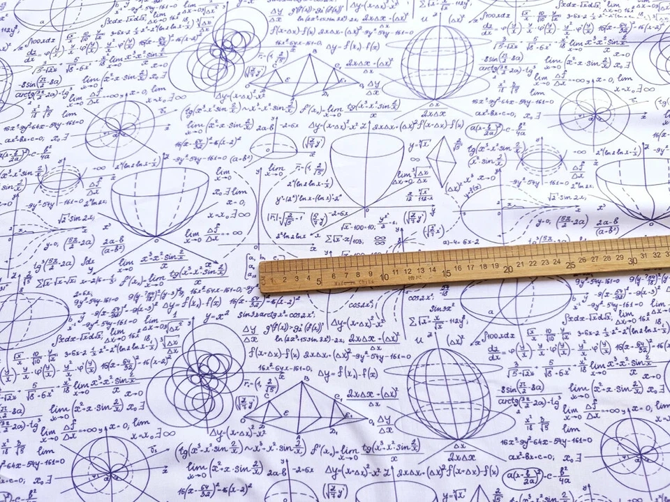 Camisa suave de tela viscosa con diseño geométrico de 55"" de ancho por yarda material popelina de rayón Foto 4 de 4