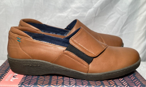 Moshulu Harecroft Womens Leather Slip on Comfort Shoes Size UK 7 / 41 rrp £95 - Picture 1 of 14
