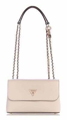 GUESS Daryna Convertible Xbody Flap Schultertasche Tasche Bone creme Neu