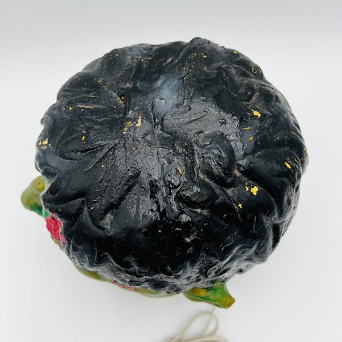 Vtg Frankenstein Monster Head Light-Up Foam Blow Mold Halloween Scary Decor 1996 - Picture 6 of 11