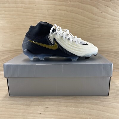 Nike Phantom Luna II ELITE FG Size 9 Womens Black Cream Gold Soccer Cleats