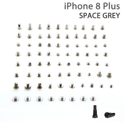 Ersatz Komplett Schrauben Set für Apple iPhone 8+ Plus - Space Grau Pentalobes